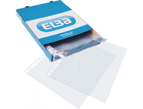 Bolsa catalogo/mica elba standard din a4 70 microns cristal caixa de 100 unidades , Elba , 155323 , 8412771227463